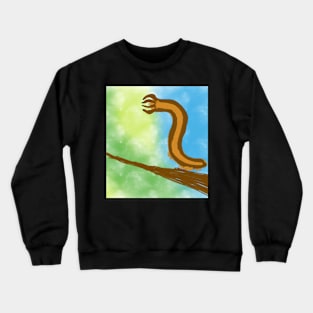 Brown Demi-Caterpillar Crewneck Sweatshirt